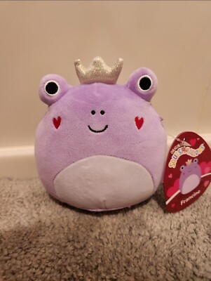 Original Squishmallows 5'' Francine The Purple Frog Valentines Day Plush New