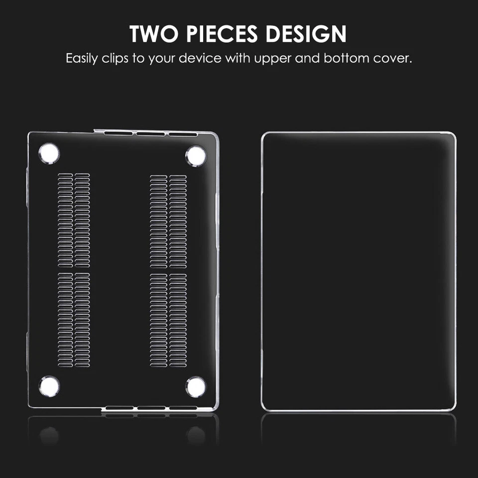 Funda rígida para teclado protector de pantalla para Macbook Pro 13" 14" 16" M1 M2 M3 Foto 4 de 4