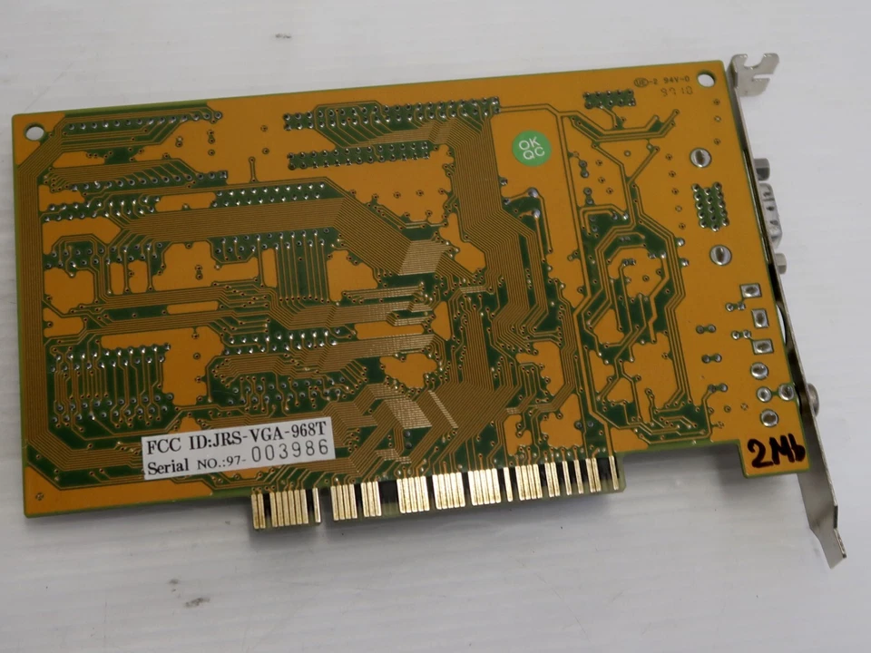 Trident ProVidia 9685, VRAM 2MB, PCI, VGA, Trident VGA-968T, WORKING CARD - Image 3 of 4