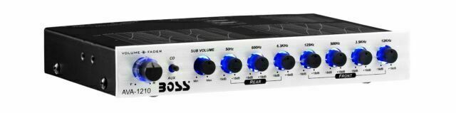 Boss Audio Systems Ava1210 7 Band Pre-amp Car Equalizer With