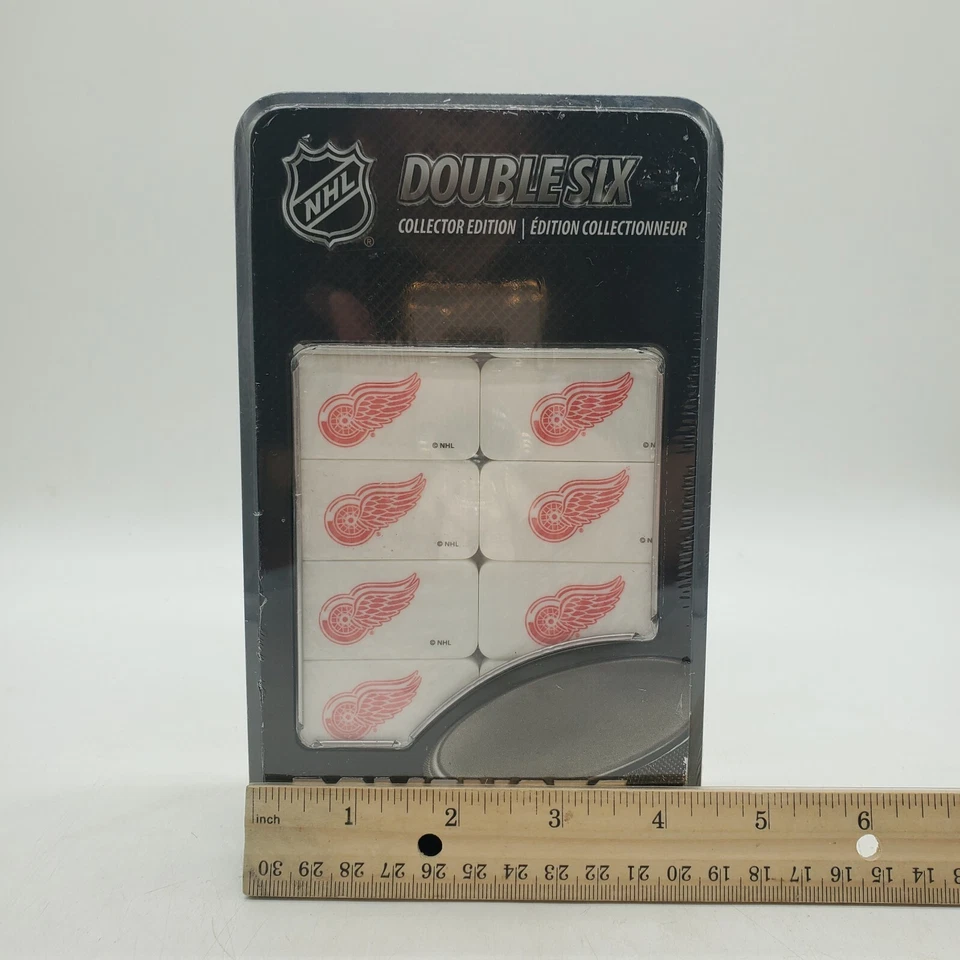Masterpieces Detroit Red Wings Double-Six домино НОВЫЕ НХЛ лицензированные - Изображение 2 из 4