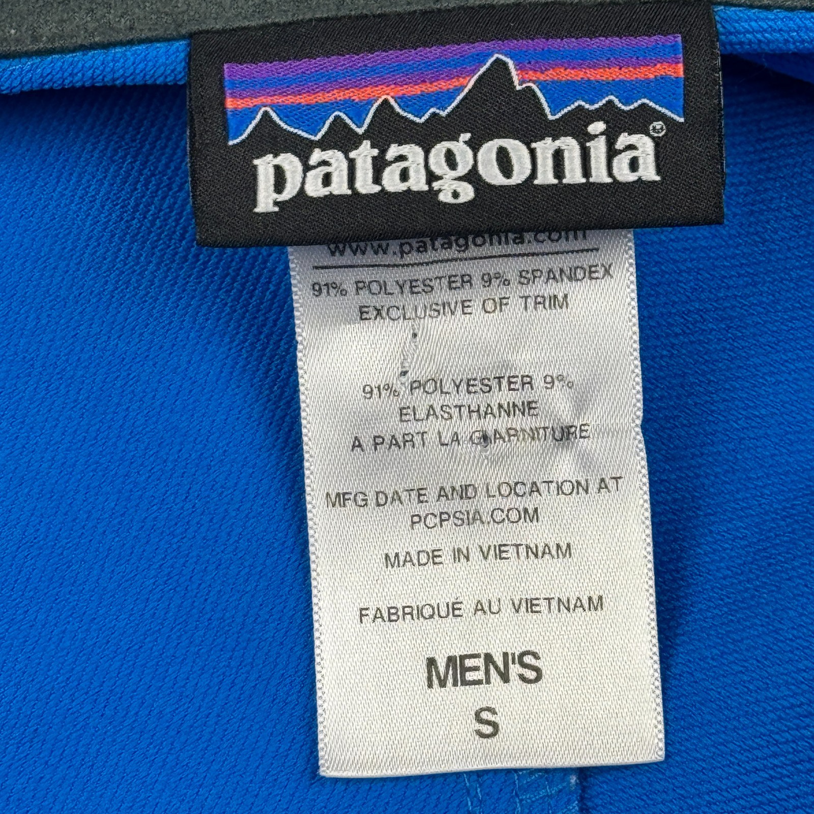 Patagonia Hoodie Mens Small Blue Simple Guide Hoody Sweatshirt Full Zip 83761 thumbnail 6