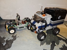 Huge LEGO Jurassic World Set Lot Open with Minifigs and All Parts