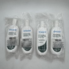 4 Major Ammonium Lactate 12 Moisturizing Lotion FRAGRANCE FREE 8 oz Bottles