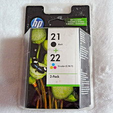 Wkład atramentowy HP Twin Pack 21 czarny + 22 kolory SD367AE oryginalny fabrycznie zapieczętowany