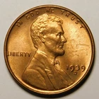 1939 D Lincoln Wheat Cent Penny Red BU  "Actual Coin Pictured"