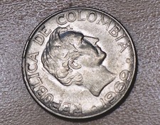 1969 Colombia 10 Centavos