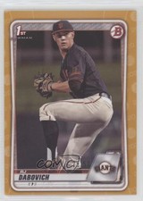 2020 Bowman Draft Gold Border 25/50 RJ Dabovich #BD-148 w6g