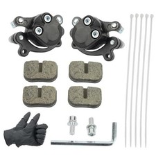 Compatible with 2 Stroke 47cc 49cc Front and Rear Disc Brake Caliper with Pads
