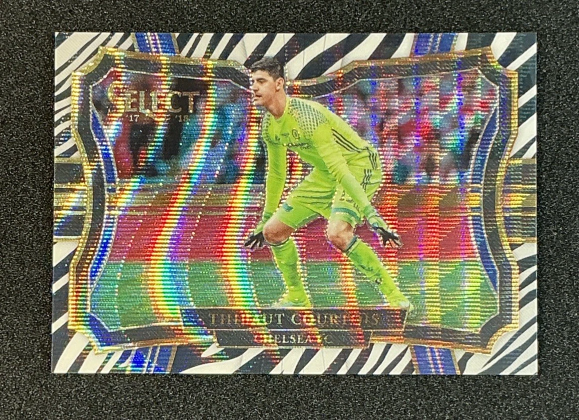 2017-18 Select Thibaut Courtois #204 Zebra Prizm /25