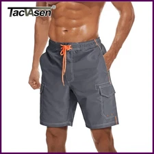 TACVASEN Men's Summer Beach Board Shorts Quick Drying Swimming Trunks Surfing