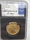 2016 W 50C 1/2 24K GOLD W. LIBERTY HALF DOLLAR NGC SP70 EDMUND C. MOY SIGNED