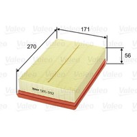 Valeo Luftfilter Filtereinsatz FüR Fiat Stilo 1.4 16V 2.4 20V 1.8 1.9 JTD 585092