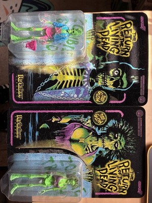 Super7 ReAction UV Return of the Living Dead Figures Linnea Quigley Horror