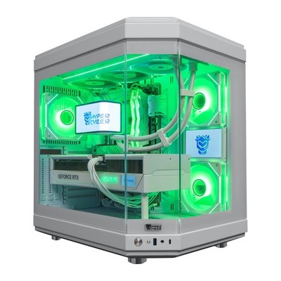 Hyper Cyber ULTRA WHITE Gaming Desktop AMD Ryzen 7 9800X3D, GeForce RTX 5080