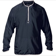 Easton M5 Cage Jacket Youth Small Navy Blue New Quarter Zip Baseball Pullover