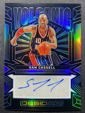 2024-25 Obsidian Sam Cassell Volcanic Signatures Auto #/149 Rockets