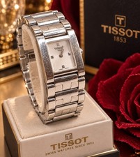 Orologio quarzo Tissot acciaio vintage L840K T-Trend vetro zaffiro madreperla