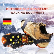 Anti Rutsch Schuh Spikes Schuhspikes Eiskrallen Ice Grips für Winter Sports S-XL
