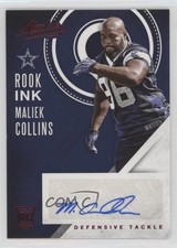 2016 Panini Absolute Rook Ink Red Maliek Collins #37 Auto 0dt