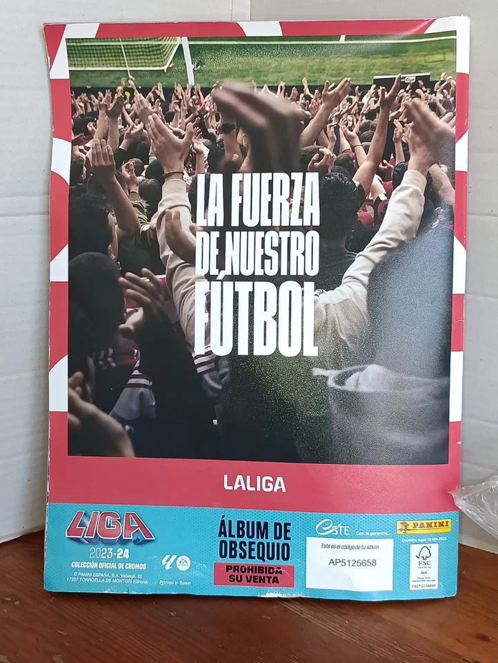 ALBUM DE ESTAMPAS / DE FUTBOL - 2023 - 24 / CON 78 ESTAMPAS - Imagen 2 de 2
