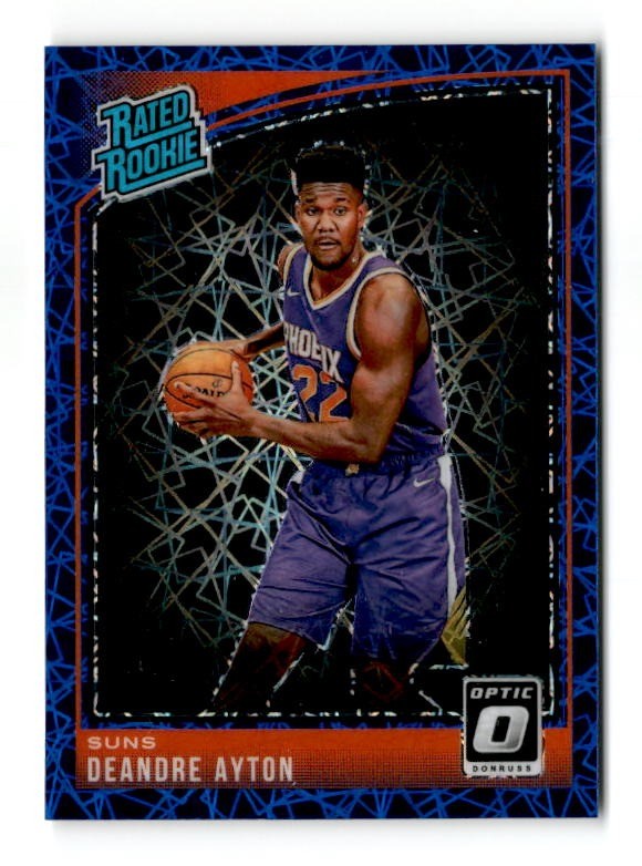2018-19 Donruss Optic #157 Deandre Ayton Blue Velocity