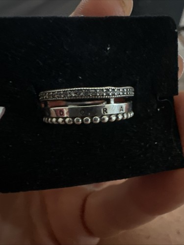 Pandora Ring Nur Wenige Male Getragen, 3 Reihig - Bild 3 von 3