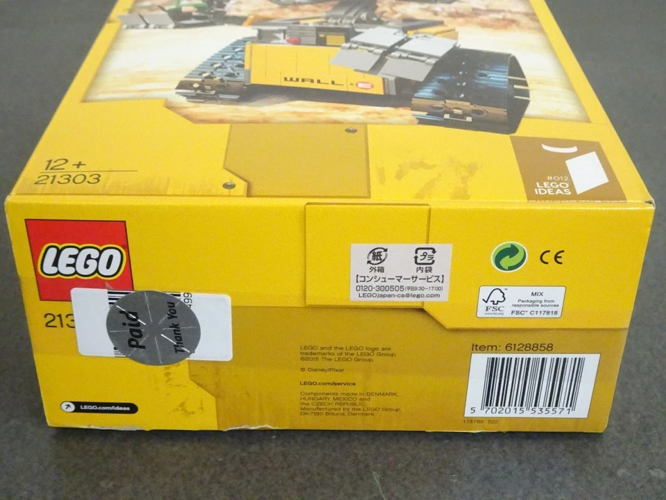 LEGO 21303 WALL·E Ideas Pixar Movie Robot Set Nueva Caja Sellada Se envía... - Imagen 3 de 3