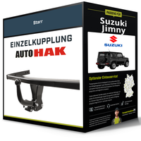 Starre AnhäNgerkupplung für Suzuki Jimny 07.2018-Jetzt II Typ A6G Auto Hak NEU