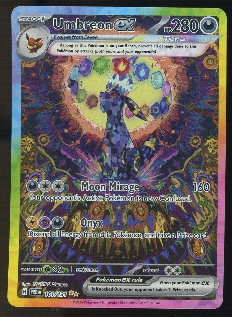 Umbreon ex 161/131 Prismatic Evolutions - огромный выбор по лучшим