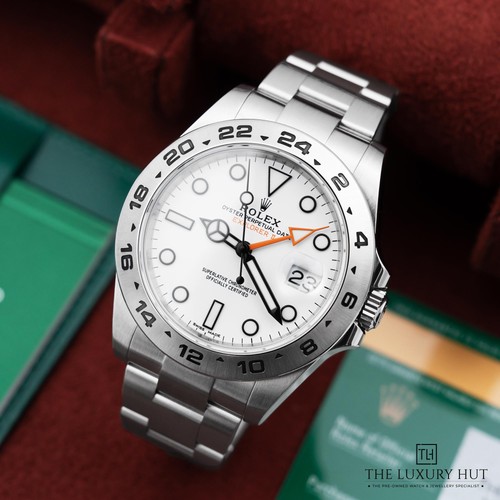 Rolex Explorer II 216570 - 2017, With Papers Stainless Steel 42mm White Dial