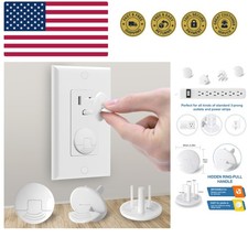 Outlet Covers Baby Proofing White - 38 Pack Plug Covers for Electrical Outlet...
