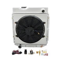3 Row Radiator Shroud Fan Replacement for 1960-1965 Falcon Ranchero Mustang 251