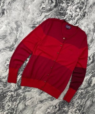 Vivienne Westwood Virgin Atlantic Knit Striped Viscose Cardigan
