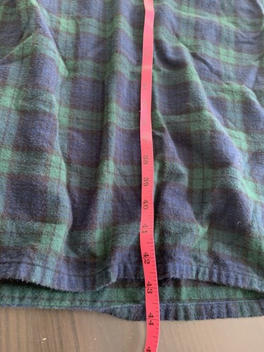 Camicia da notte LL Bean donna Petite piccola flanella camicia da notte manica lunga tartan a quadri - Foto 14 di 14