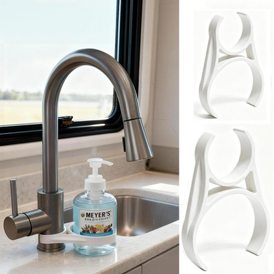 #ad 2 PCS RV Soap Holder Van Storage Accessory Secure Rotating Bottle Dispenser $23.99