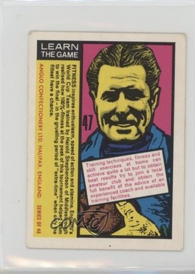 1970 Anglo Confectionery World Cup 1970/Learn the Game Harold Shepherdson 0ex8