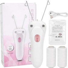 Cotton Thread Epilator Electric Facial Pink