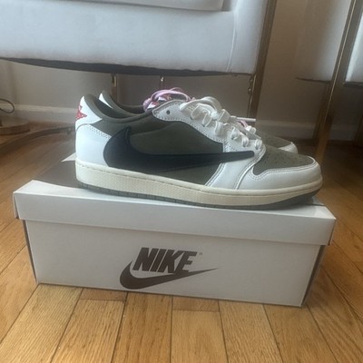 Nike Travis Scott Air Jordan 1 Low OG SP Medium Olive Suede 2024 DM7866-200