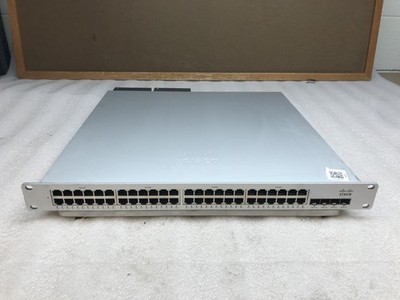 Cisco Meraki MS350-48FP 48-Port Gigabit Ethernet Switch PoE Dual PSU Unclaimed