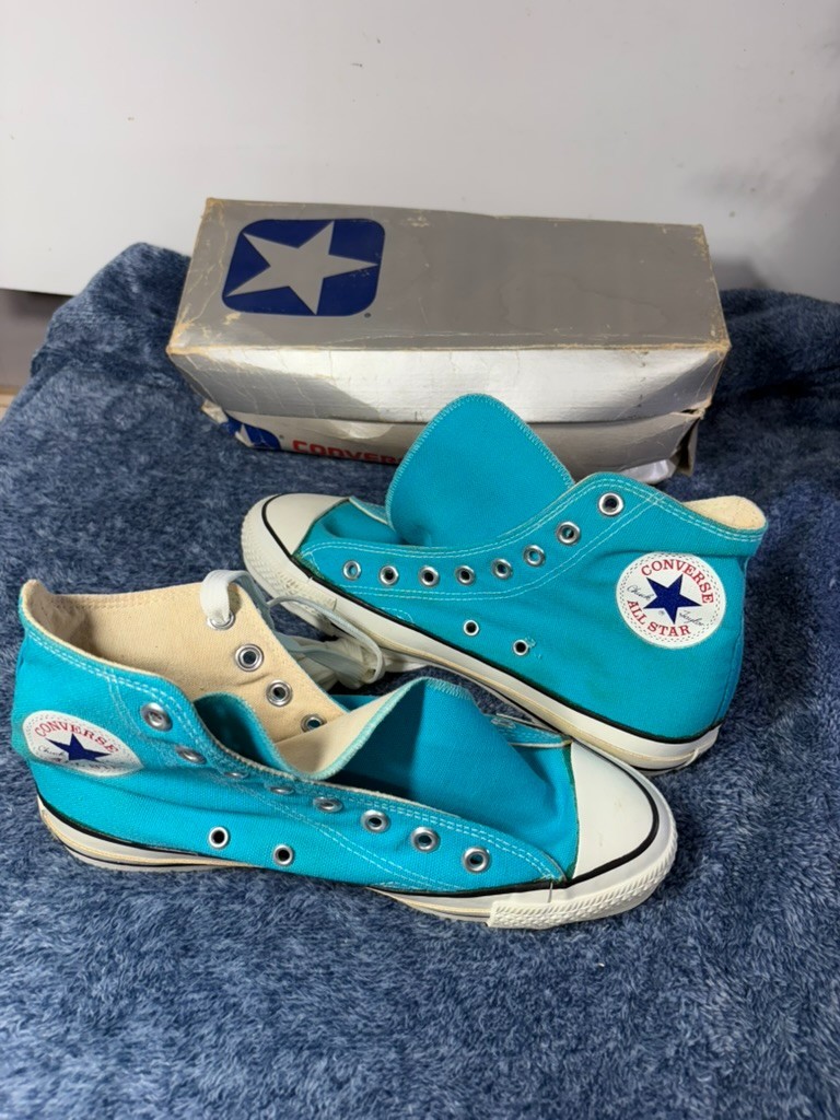 Azul Chuck Taylor Converse All Stars Hecho en EE. UU. Para hombres 6.5