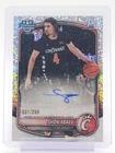 SHON ABAEV 2025-26 BOWMAN CHROME U SPECKLE 1ST ROOKIE AUTO /299 Q5300