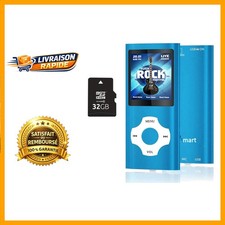 32Go Lecteur MP3, Portable Lecteur Musical sans Perte HiFi, Radio FM, Enregis...