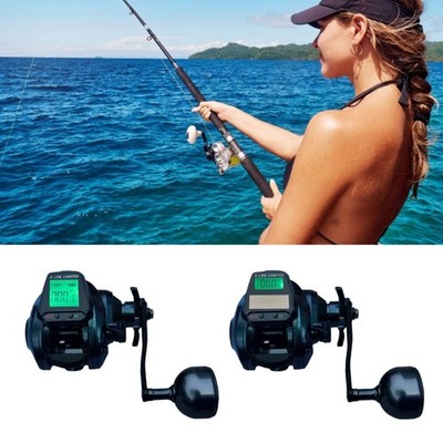 Electronic LED Screen High Speed Fishing Reel for Boats Lake Baitcasting Reel