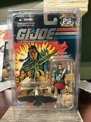 GI Joe 2007 Spirit Iron-Knife with Star ⭐️ Case MOC Foil Exclusive