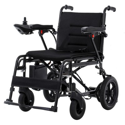 Lightweight Foldable Electric Wheelchair for Adults Black - Used Good