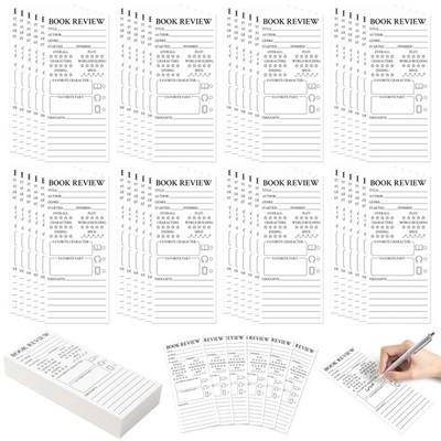 Book Review Bookmarks for Readers 100th Day Reading Log Tracker Student Gift