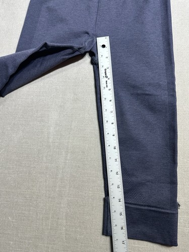 Lululemon Seamlessly Street Crop Yoga Leggings Women's Size 6 Blue - Afbeelding 7 van 8