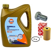 MotoröL Filter Set 5W-40 5 Liter + ÖLablassschraube FüR BMW 3Er 318Is Z3 E36