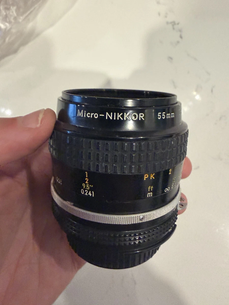 25+ Nikon Micro NIKKOR f/3.5 Camera Lenses 55mm Focal for sale
